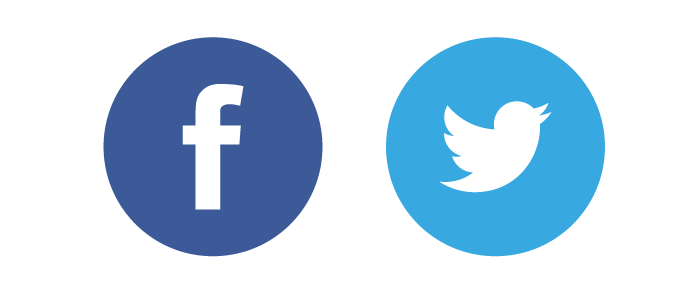 Facebook Twitter Logo White Png